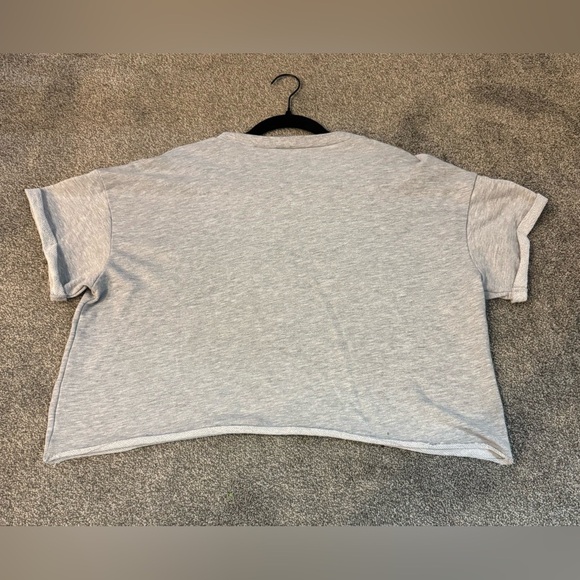 New Yale Gray T-Shirt Cut Off Size M - Picture 3 of 3